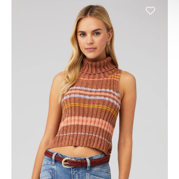 Free People Tops - NWT FREE PEOPLE 0123 EDITH VEST
Color: BERRY PETALS COMBO SIZE: M